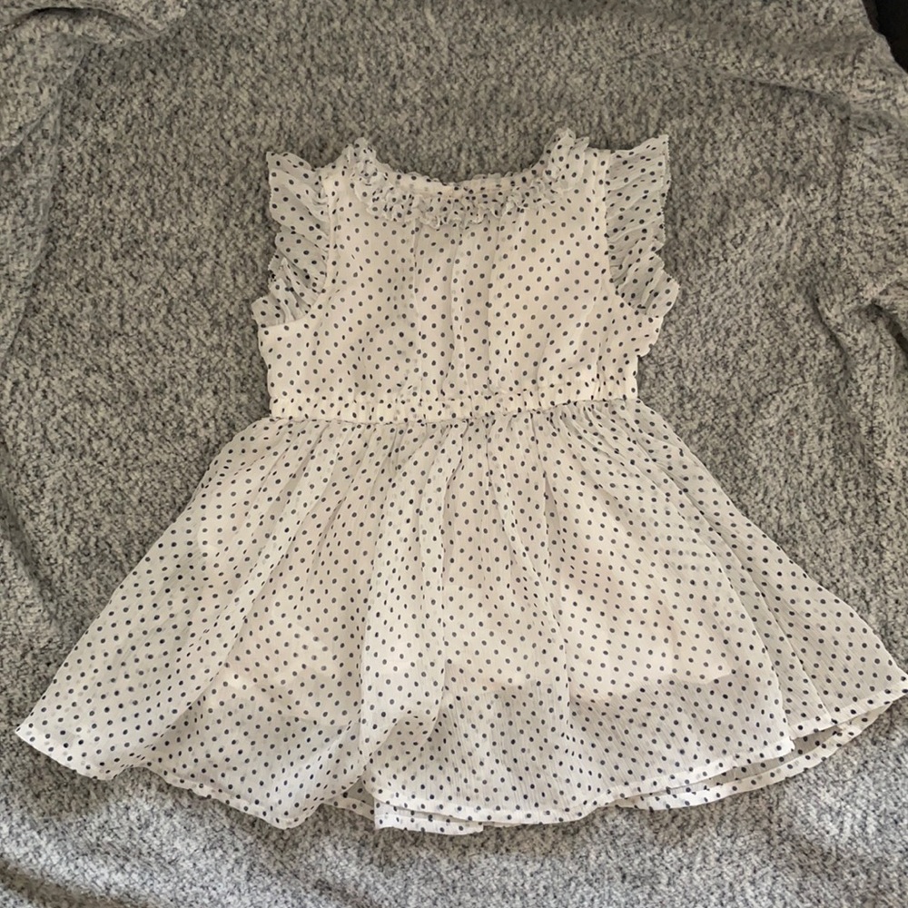 Ruffled polkadot dress